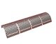 Screen basket 2030 mm wide, screen plate thickness t=12, 4-piece, perforation Ø40 ligament 13 for Vecoplan LLC (Retech) Vecoplan VAZ 160/200