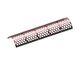 Screen basket 2520 wide, sheet thickness t=12 5-parts, hole Ø80, bar width 15, removable, Hardo for Vecoplan 