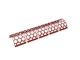 Screen basket 2520 wide, sheet thickness t=12 5-piece, hole Ø140, bar width 25, Hardox for Vecoplan LLC (Retech) 