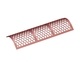 Screen basket 2900 wide, screen plate thickness t=25, hexagonal perforation SW80, bar 14, Hardox for Eggersmann 