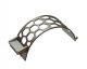 Screen basket 340 wide, sheet thickness t=15 hexagonal holes, bar width 21, WAF 110, Creusabro for Lindner Recyclingtech 