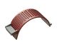 Screen basket 340 wide, sheet thickness t=25 trou Ø60, largeur de barre 18 pour Lindner Recyclingtech 