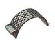 Screen basket 340 wide, sheet thickness t=30 hole Ø50, bar width 15 for Lindner Recyclingtech 