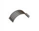 Screen basket 342 wide, sheet thickness t=15 hole Ø35, bar width 10, Creusabro for Lindner Recyclingtech Lindner Komet 2800 (A)