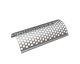 Screen basket 400 wide, sheet thickness t=3 hole Ø4, bar width 2 for I.R.S. Italia 