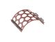 Screen basket 414 wide, sheet thickness t=10 hole Ø100, bar width 22, Hardox for Vecoplan 