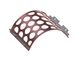 Screen basket 414 wide, sheet thickness t=10 hole Ø80, bar width 21, Hardox for Vecoplan LLC (Retech) 