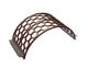 Screen basket 437 wide, sheet thickness t=15 6-corner-hole SW75 bar 15 Hardox for Lindner Recyclingtech Lindner Meteor 1750