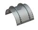 Screen basket 488 wide, sheet thickness t=6 hole Ø20, bar width 10 for Herbold Meckesheim GmbH 