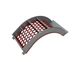 Screen basket 490 wide, sheet thickness t=12 hexagonal hole, SW30, bar width 10 for 
