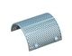 Screen basket 492 mm wide, screen plate thickness t=16, hexagonal perforation ligament 7 