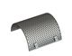 Screen basket 492 wide, sheet thickness t=16 hexagonal hole, bar width 7, stainless steel 