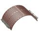 Screen basket 524 mm wide, screen plate thickness t=15, perforation Ø30 ligament 10, Hardox for Lindner Recyclingtech Lindner Komet 2800 (A)