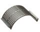 Screen basket 524 mm wide, screen plate thickness t=15, perforation Ø35 ligament 10, Creusabro for Lindner Recyclingtech Lindner Komet 2800 (A)