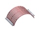 Screen basket 524 mm wide, screen plate thickness t=15, perforation Ø40 ligament 11, Hardox for Lindner Recyclingtech Lindner Komet 2800 (A)