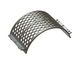 Screen basket 524 wide, sheet thickness t=15 hole Ø45, bar width 12, Creusabro for Lindner Recyclingtech 