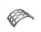 Screen basket 530 mm wide, screen plate thickness t=25, rectangular perforation 120x120/150 for Lindner Recyclingtech Lindner Jupiter