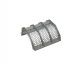 Screen basket 655 mm wide, screen plate thickness t=10, perforation Ø30 ligament 6 for Lindner Recyclingtech Lindner Micromat MS
