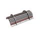 Screen basket 701 mm wide, screen plate thickness t=6, perforation Ø30 ligament 9, Hardox 450 for UNTHA America Untha LR 700