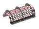 Screen basket 796 wide, sheet thickness t=6 hole Ø50, bar width 8 for Vecoplan 