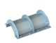 Screen basket 798 mm wide, screen plate thickness t=4, perforation Ø6 ligament 5, stainless steel for Vecoplan LLC (Retech) Vecoplan VAZ 800 XL