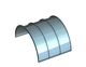 Screen basket 825 wide, sheet thickness t= 1,5 hole Ø4, bar width 2, stainless steel 