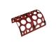 Screen basket 835 wide, Siebblechstärke t=15 hole Ø150, bar width 34, Hardox for Vecoplan LLC (Retech) 