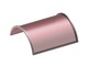 Screen basket, width 1056, screen plate thickness t=10, perforation Ø19 ligament 8, Hardox 