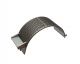 Screen basket width 340, screen plate thickness t=15, perforation Ø18, ligament 5.4, Creusabro for Lindner Recyclingtech Lindner Power Komet 2800