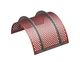 Screen basket, width 488, screen plate thickness t=6, perforation Ø15, ligament 8, Hardox for Herbold Meckesheim GmbH 