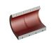 Screen basket, width 590 mm, perforated plate thickness t=8, perforation Ø10, ligament 7, Hardox for Zeno Zerkleinerungsmaschinen 