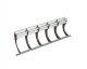 Screen cassette 5-parts 2520 wide for removable screen basket for Vecoplan LLC (Retech) 