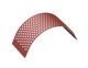 Screen plate 1236 wide, sheet thickness t=10 hole Ø25, bar width 10, Hardox 
