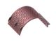 Screen plate 618 wide, sheet thickness t=25 hole Ø40, bar width 15, Hardox for Vecoplan LLC (Retech) 