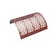 Screen plate 682 wide, sheet thickness t=6 hole Ø40, bar width 8, Hardox for Heinrich Dreher Maschinenbau 