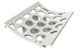 Screen plate counter knife cross beam externally Lochung 80mm, mit Spanbrechern Hardox for Vecoplan 
