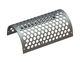Screen plate left 877 wide, sheet thickness t=15 hole Ø50, bar width 12 for WEIMA America Inc. 