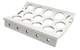 Screen plate maintenance side door central hole 80mm Hardox, with chip breaker for Vecoplan 