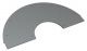 Seal half-ring top Ø802x10 Hardox double-sided slots, 8xM12 threads for Herbold Meckesheim GmbH Herbold SMS