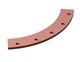 Sealing ring screen holder Ø894, Hardox, 5 slotted holes for Lindner Recyclingtech Lindner Komet 2800 (A)