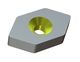 Shredder knife 39x39x10, Eco Line, countersunk hole Ø9/Ø18x90°, W9 version 