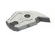 Sickle-tooth knife left cutting edge armored below for Komptech-Farwick 