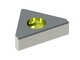 Stator bed knife 120×89×32, Eco Line, triangular shape, 75° tip rounded at top, flattened on sides 