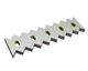 Stator blade, 500x136x27, Eco Line, version 43, W9 version for Lindner Recyclingtech Lindner Micromat