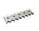 Stator blade, 500x136x27, Eco Line, version 65, X version for Lindner Recyclingtech 