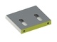 Stator knife 199x185x28, StandardCut, 2 slotted holes, cutting edge 85°/70°, 2xM10 thread, X version 