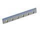 Stator knife 410x57x16, Hybrid Line, cutting edge 45°, carbide grade H4, 6x slotted holes 13x25 for Heinrich Dreher Maschinenbau 
