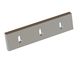 Stator knife 490x120x27, Premium Line, 3 slotted holes, cutting edge 79°, X version 
