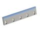 Stator knife 519x118x25, CarbideCut, 5 slotted holes, cutting edge 75°, carbide quality H5 for Tria 