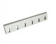 Stator knife 520x96x22, PremiumCut, 6 slotted holes, cutting edge 75°, X version for Heinrich Dreher Maschinenbau 